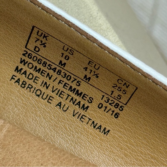 Clarks Artisan Orlena Currant White Cork Sandal Slingback Size 10 NIB‎